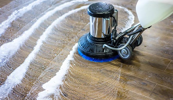 Hardwood floor cleaning