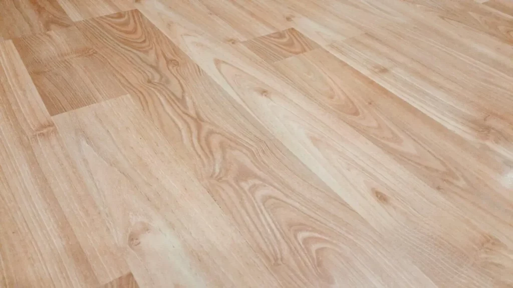 White wood floor after a hardwood floor cleaning & resurfacing from Masterkleen.